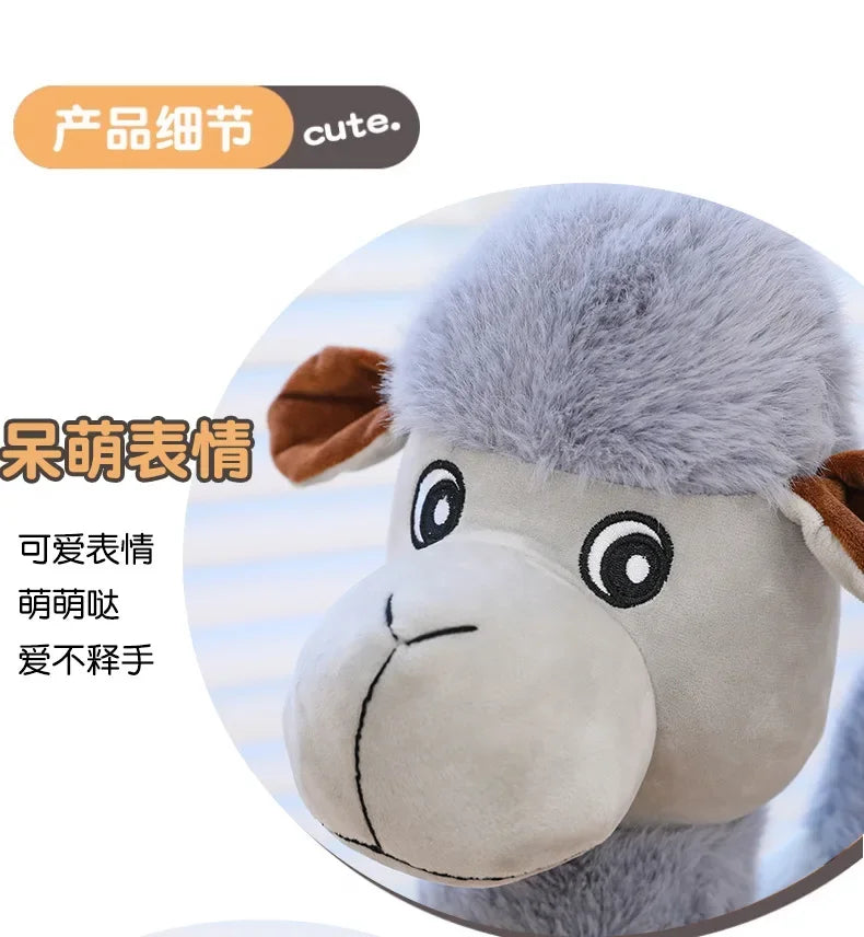 35/55cm Cute Cartoon Camel Plushies Doll Soft Stuffed Animals Plush Toys Home Decor Girls Sleeping Hug Pillow for Kids Xmas Gift