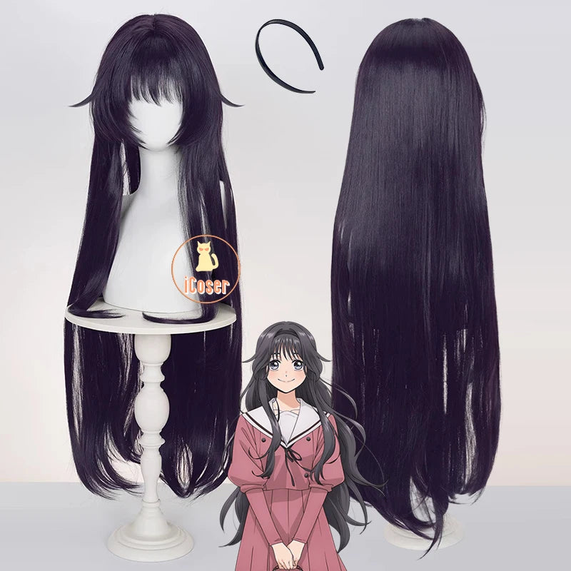 iCoser Kaoruko Waguri Cosplay Costume Wig Dress School Uniform Anime The Fragrant Flower Blooms with Dignity Halloween for Women