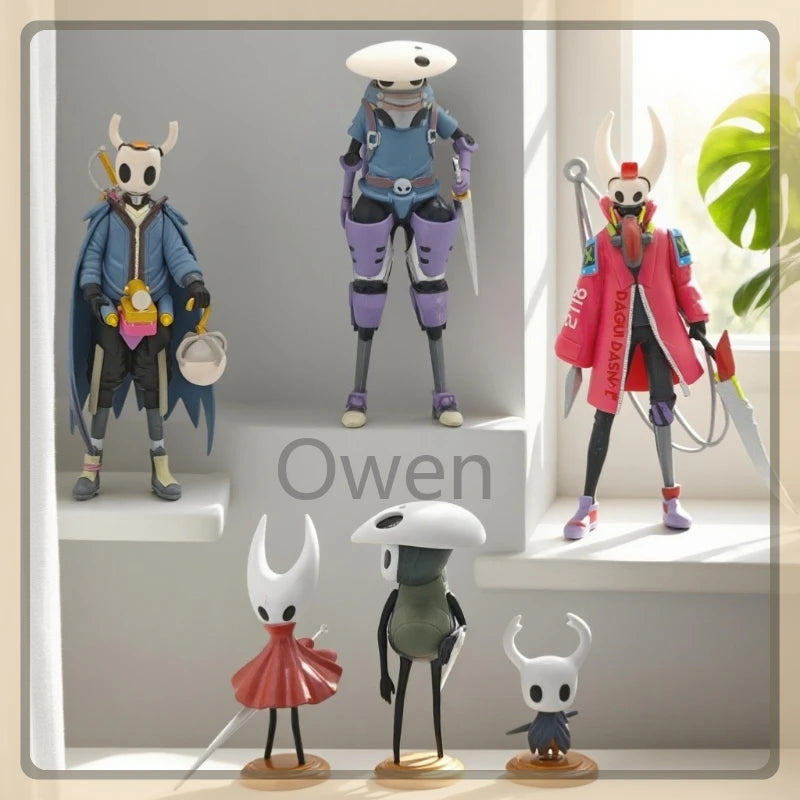 Hornet Girl Action Game Hollow Knight:Silksong Figurine Trend Quirrel Action Figures PVC Collection Decoration Model Toys Gifts