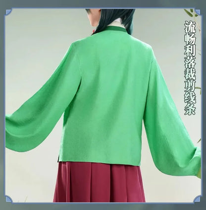 Maomao Cosplay Costume Wig Anime The Apothecary Diaries Green Outfit Dress Headwear Kusuriya No Hitorigoto Halloween for Women