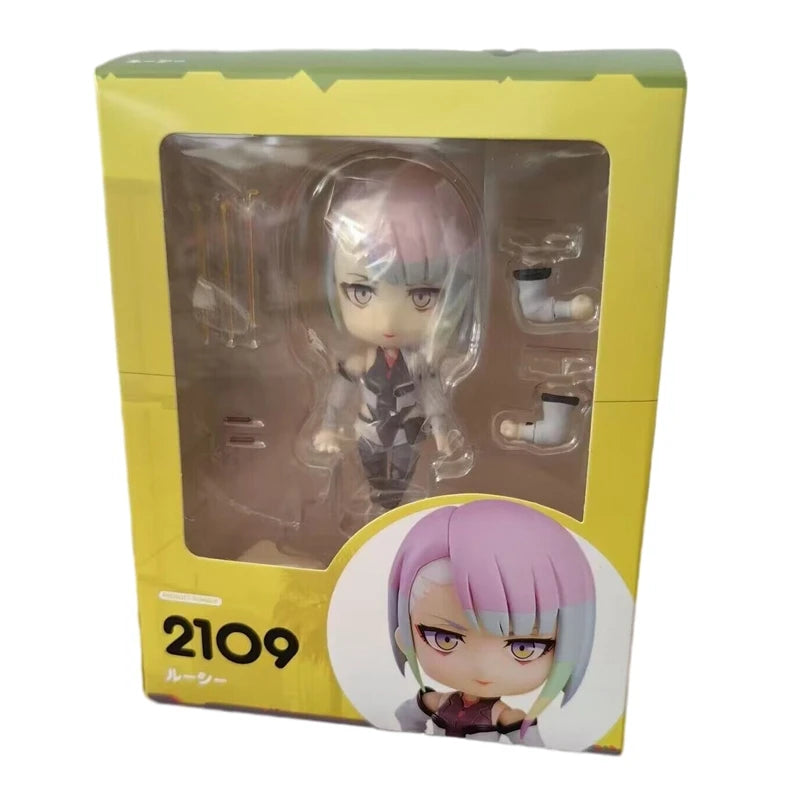 10cm Cyberpunk Edgerunners #2125 David Anime Figure & #2109 Lucy Action Street Boy Collection Toys - 2109 With Box