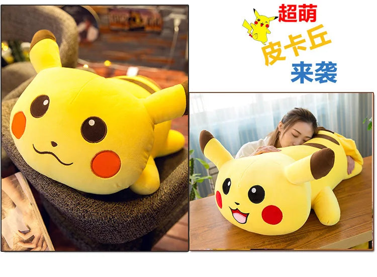 50/70/85cm Big Size Pokemon Pikachu Anime Plush Stuffed Doll Room Decoration Plushies Pillow Peluche Ornaments Children's Gifts