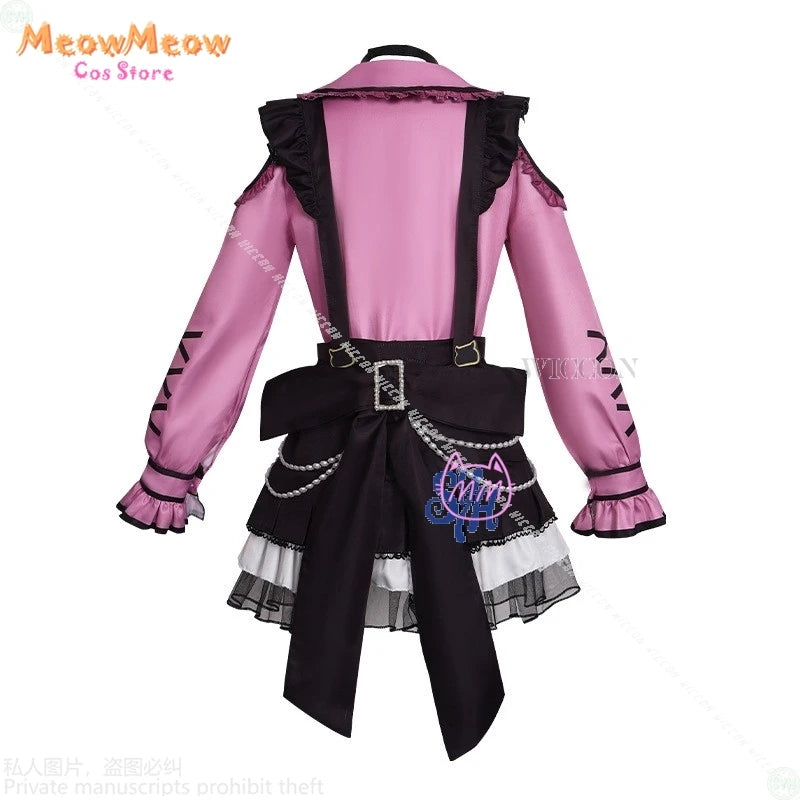 Bangdream Roselia Yukina Minato Costume Polyester Set