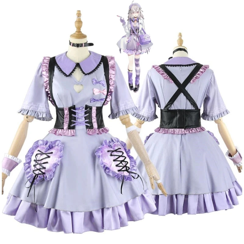 Sukoya Kana Cosplay Costume Set Asian Size Polyester