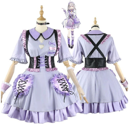 Sukoya Kana Cosplay Costume Set Asian Size Polyester