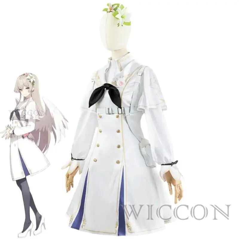 Blue Archive Kirihuji Nagisa Cosplay Costume Set Polyester Asian Size
