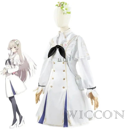 Blue Archive Kirihuji Nagisa Cosplay Costume Set Polyester Asian Size