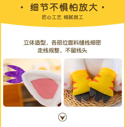 40-80CM Large Big Size Gatomon Plushies Tailmon Peluche Cartoon Anime Plush Comfortable Soft Doll Children's Ornament Toy Gifts