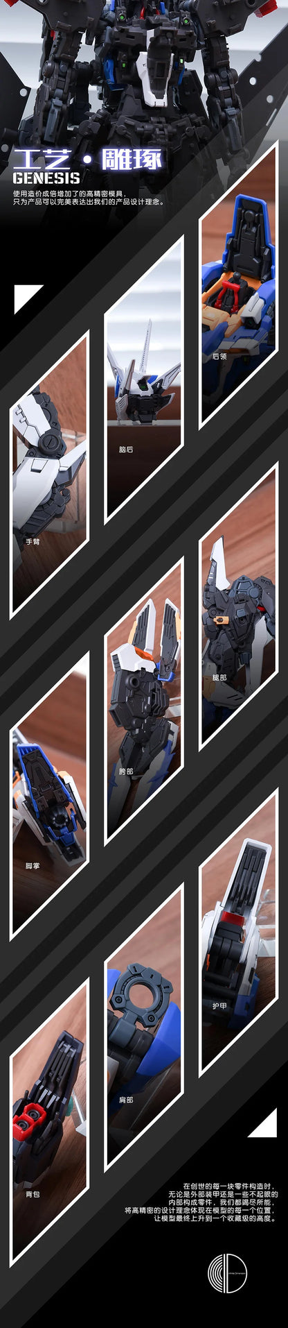 Infinite Dimension MG 1/100 GENESIS Model Kit Assembly Action Figure Robot Plastic Customized Doll Toy Gift