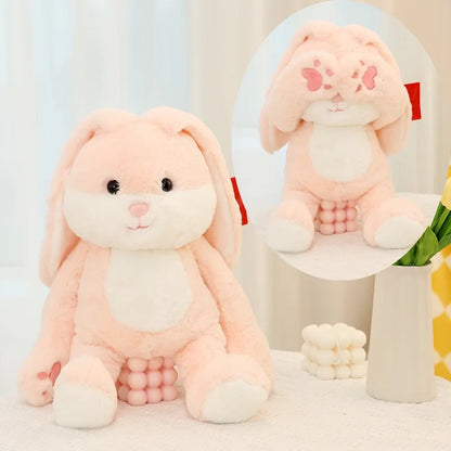 Funny Peek A Boo Frog Plushie Toy Stuffed Soft Bunny Hide Eyes Shiba Inu Dog Panda Crocodile Duck Toys for Kids Birthday Gift