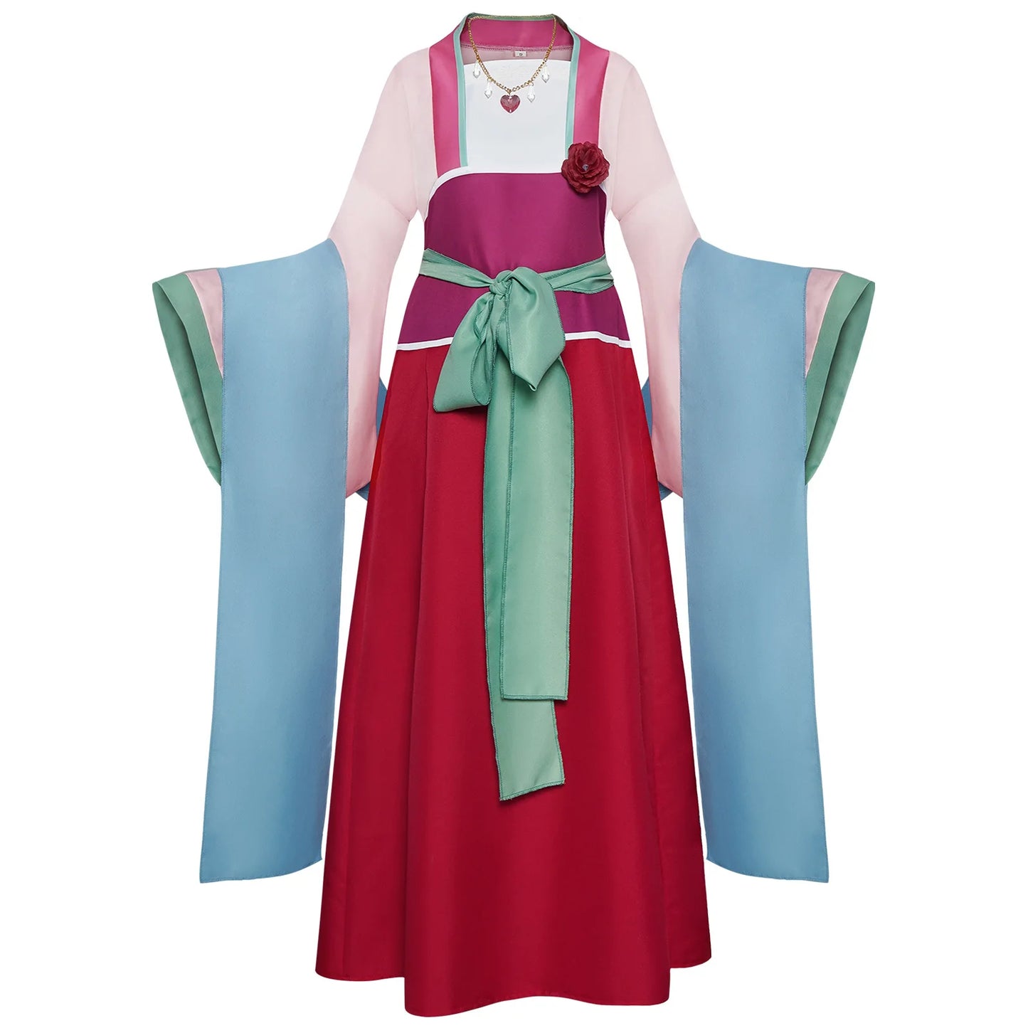 Maomao Anime Apothecary Diaries Pink Kimono Set Polyester Elastane