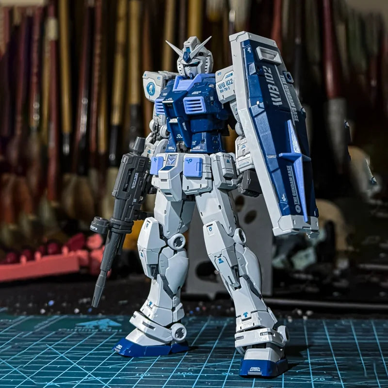 5501 Changlong Rx-78-2 Ver 2.0 RG 1/144 Base Color Assembly Model Kit Rx 78 2 Toys Movable Joints Robot Models Mecha Kids Gift