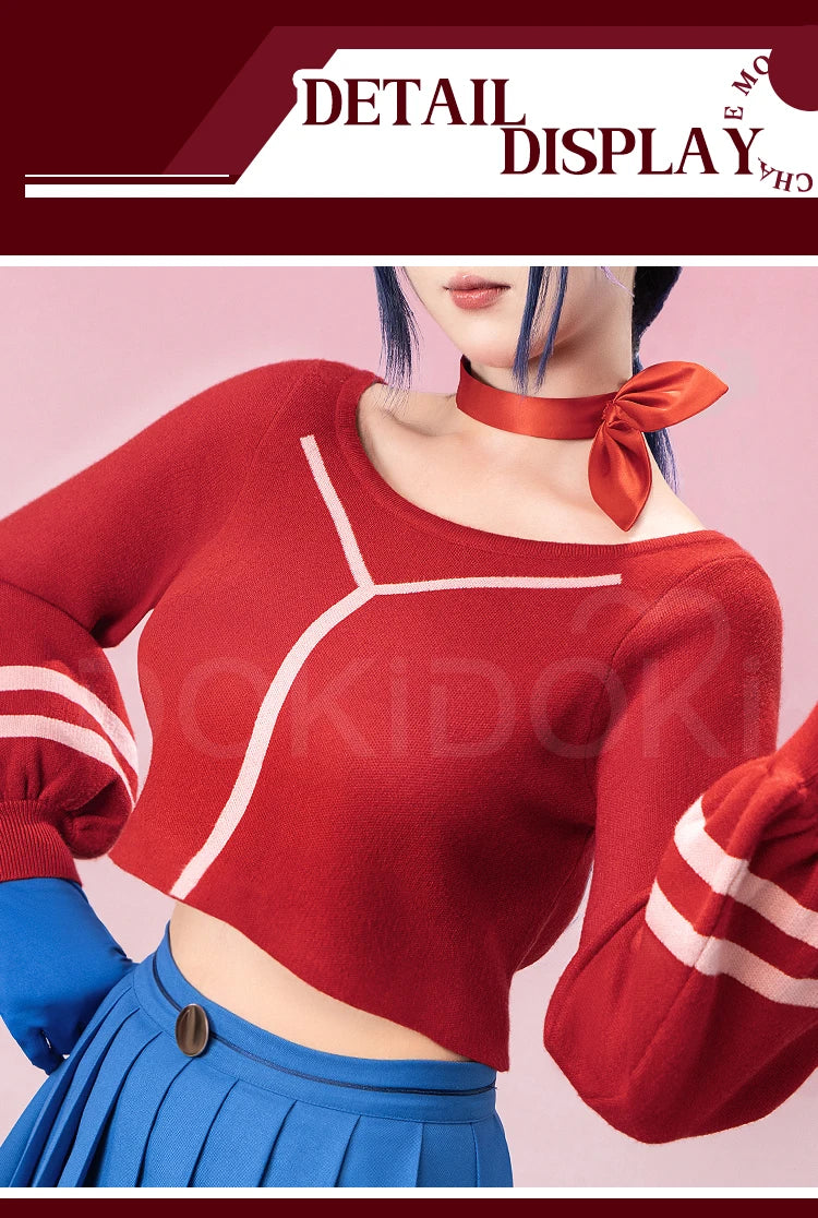 IN STOCK Mita Cosplay Costume Game MiSide【S-3XL】DokiDoki-R Women Cute Dress Uniform Mita Cosplay Halloween Plus Size