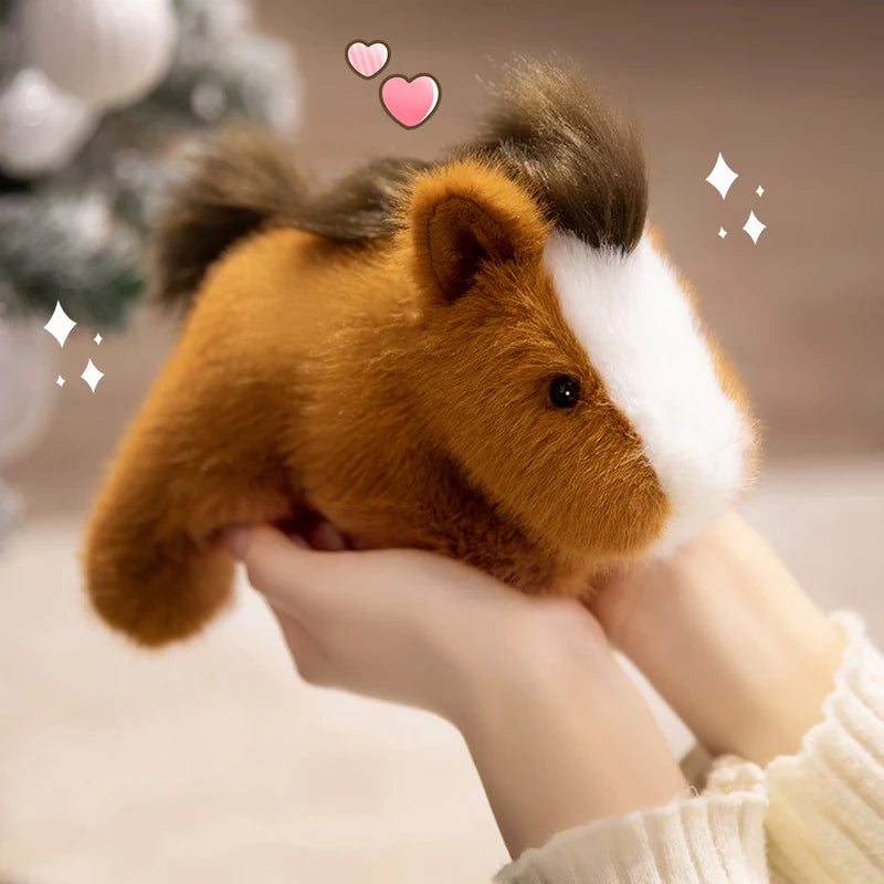 18cm Cartoon Lying Stuffed Animal Cute Horse Duck Cow Frog Plushies Kawaii Office Companion Plush Wrist Pad Wrist Support Doll