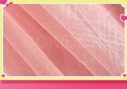 Women Princess Cosplay Dress DokiDoki-SR Women Girl Jewelry Princess Pink Dress Costume Christmas Cosplay