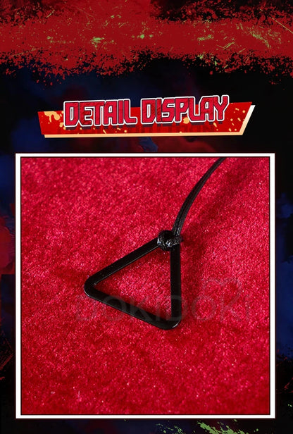 IN STOCK Makimaa Denjii Rezee Wig Anime Cosplay Dokidoki Women 35cm Purple Hair Rezee Cosplay Choker Demon Free Wig Cap