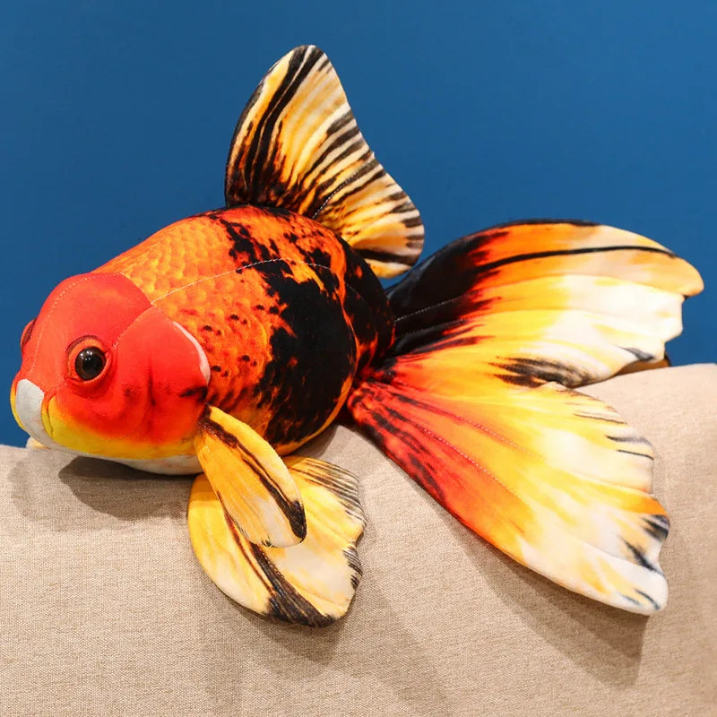 50cm Creative goldfish plush pillow Toy Simulation Fish Soft Plush cartoon Fake Fish Toy kawaii room decor kids gifts ﻿