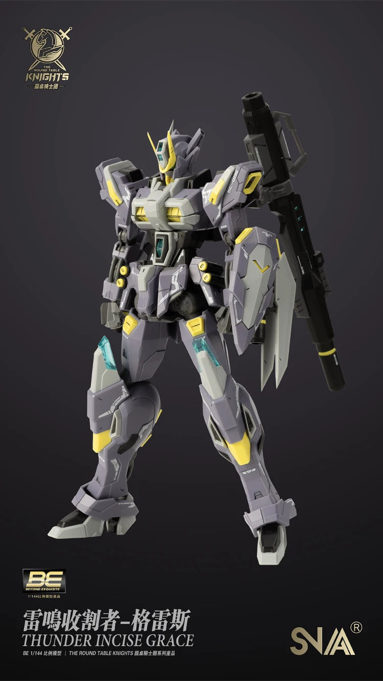 SNAA 1/144 THUNDER INCISE GRACE Series Action Figure High Detail Articulated Figurine Desktop Decor Assembly Model Toy Boy Gifts