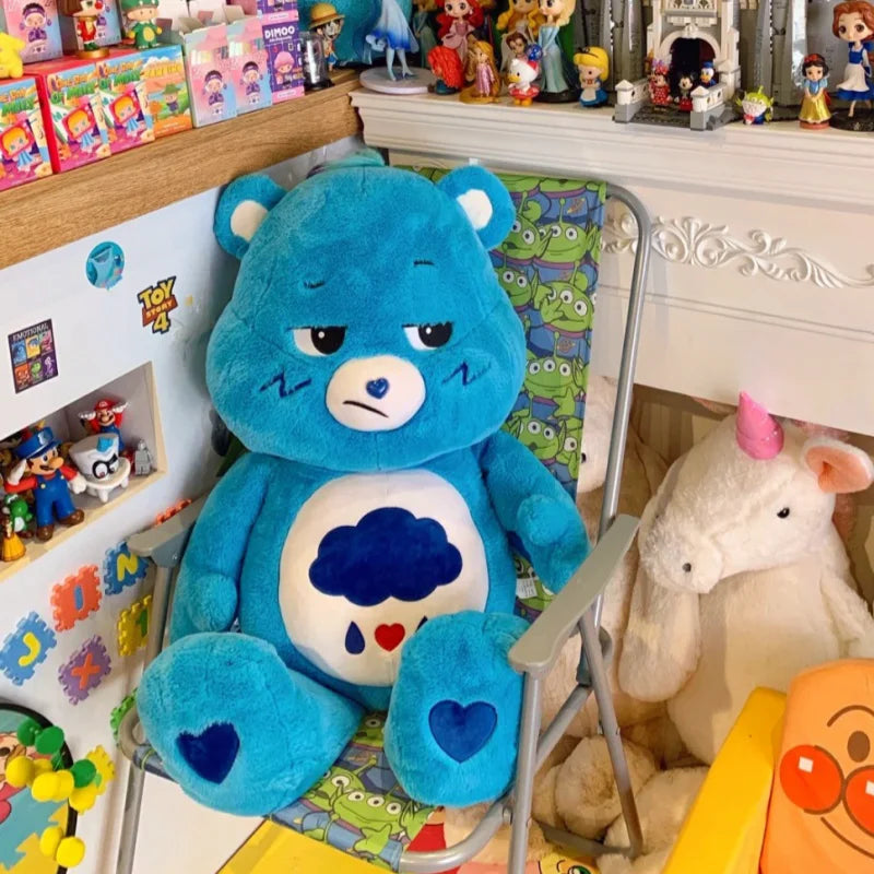 Rainbow Bear Plush Cute Anime Teddy Bear Toy Big Size Stuffed Doll Soft Cushion Kawaii Room Decor Pillow Xmas Gifts