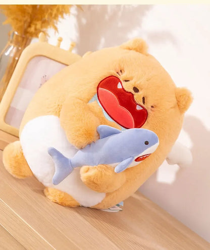 Cute Little Cat and Little Rabbit Pillow Doll Funny Cloth Doll Girl Sleeping Doll Gift Plush Toy Plush Pillow Children's Gift