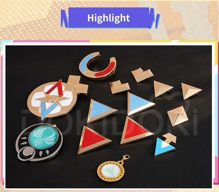 Jahoda Cosplay Costume Genshin Impact Song of the Welkin Moon DokiDoki-R Nod-Krai Jahoda Women Cute Costume Halloween