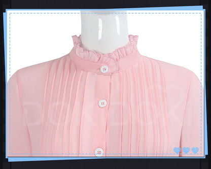 Glinda Elphaba Cosplay Costume Wicked Cosplay【XS-3XL】DokiDoki-N Women Black Pink Dress Glinda Cosplay School Uniform Plus Size