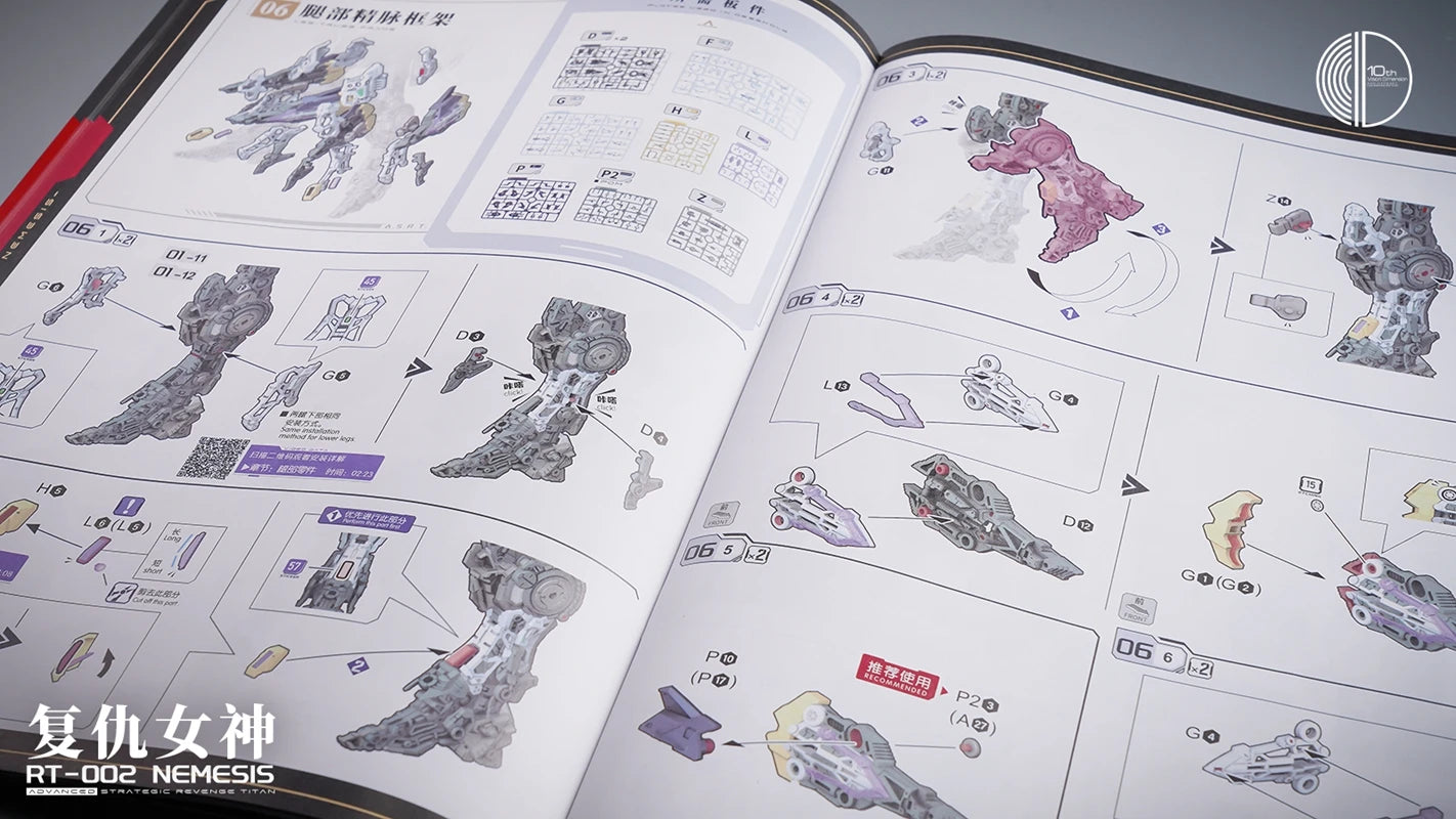 In Stock NEMESIS Infinite Dimension 1/100 Strategic Revenge Titan Action Figure RT-002 Scale Assembly Model Toys Gift