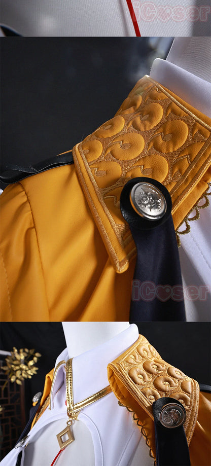 iCoser Zenless Zone Zero Yixuan Cosplay Costume Wig Uniform Headwear Yunkui Summit Carnival Halloween Party for Women Girls Prop