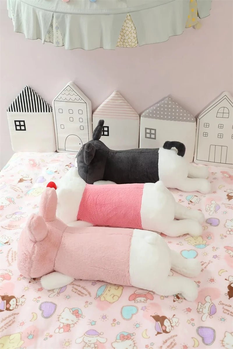 Lovely Kuromi Hello Kitty Melody Long Pillow Back Cushion Stuffed Anime Japanese Style Leg Pillow Sofa Bed Long Cushion Girl