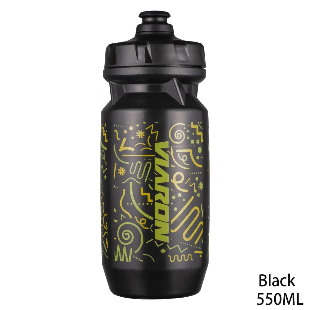Viaron 550ml Leak-Proof Bicycle Water Bottle for Road Cycling Sports Fitness Running and Riding with Bike Cage