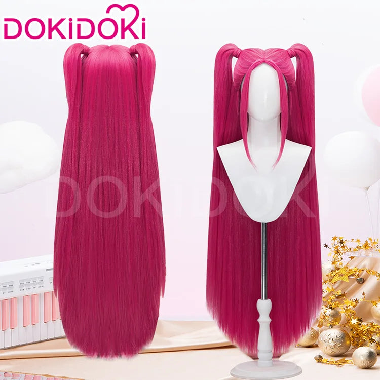 IN STOCK Rumii Zoeyy Miraa Front Lace Wig DokiDoki Women Wig 120cm Long Hair Rumii Cosplay Nails Zoeyy Hat Free Wig Cap