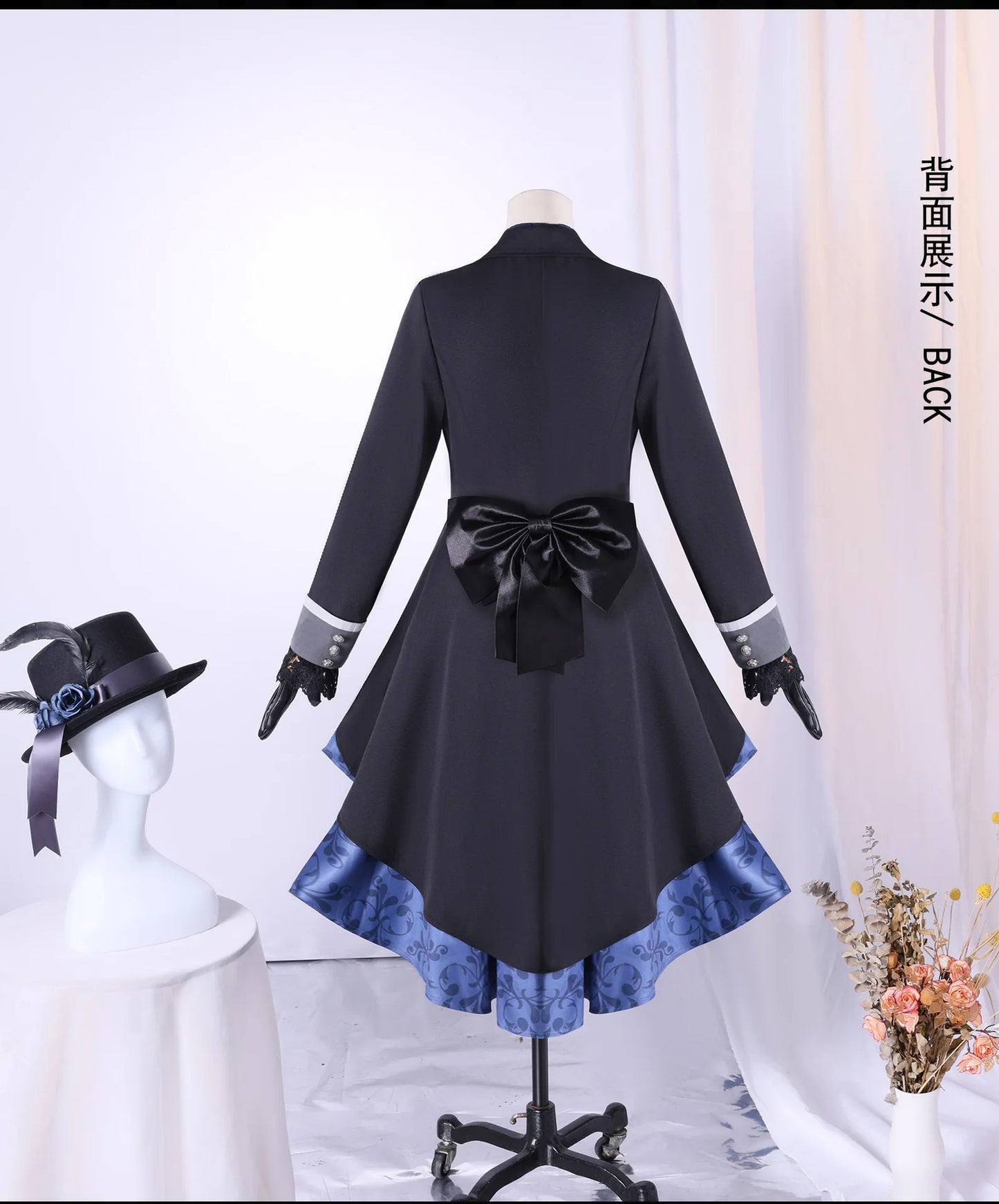 Black Butler Ciel Phantomhive Cosplay Costume Polyester Unisex Set