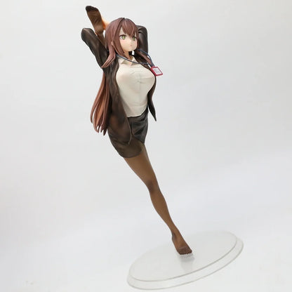 29cm Surprisingly Bendy OL-chan Who Doesn't Want To Go To Work Action Figure Model Doll Toys OL Chan Darakeru Anime Girl Figure