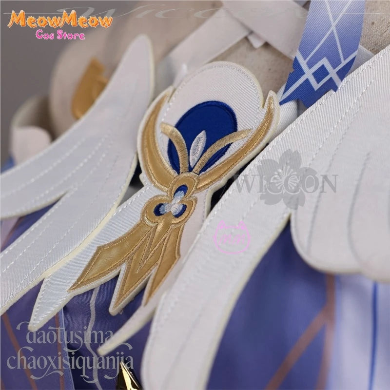 Genshin Impact Moon Goddess Columbina Cosplay Suit Polyester
