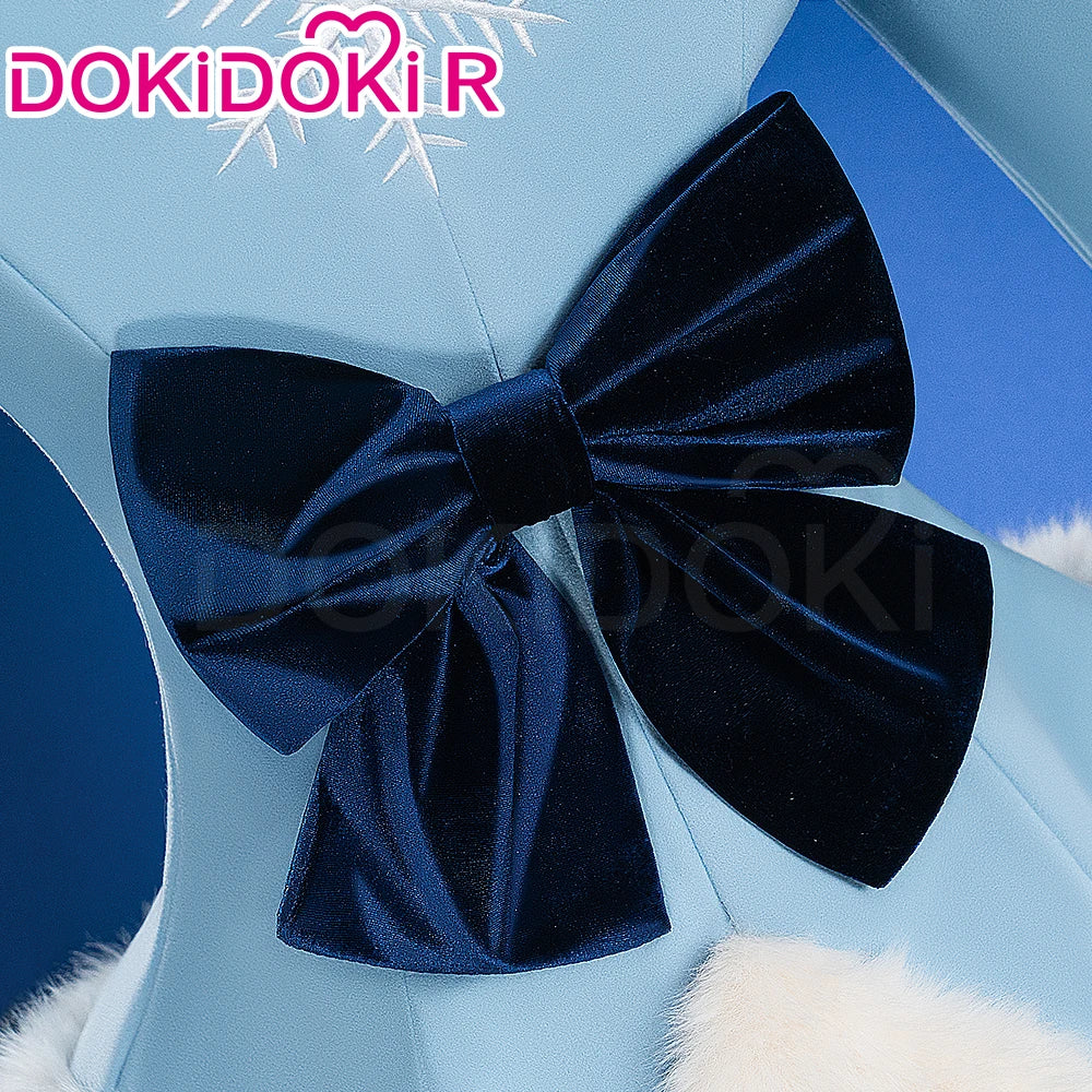 Mikuu Cosplay Costume DokiDoki-R Mikku Women Cute Winter Costume Snow Mikuu Cosplay