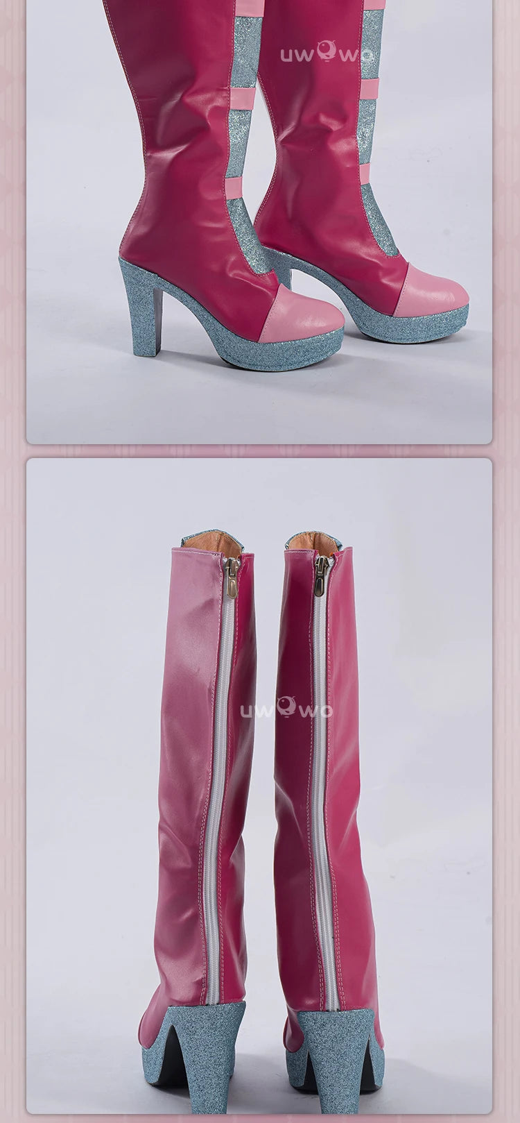 UWOWO Flora Shoes Anime Flora S4 Fairy Club Transformation Cosplay Shoes