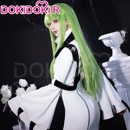 C Cosplay Costume Anime Cosplay DokiDoki-R Lelouchh C Costume Women White Bodysuit Uniform