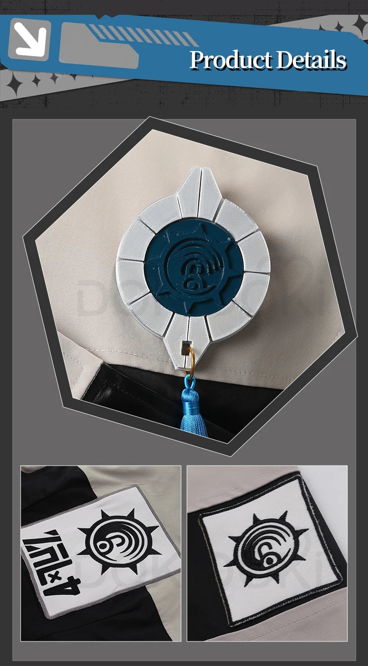 IN STOCK Zanka Cosplay Costume Anime Gachiakuta【XS-3XL】DokiDoki-R Zanka Nijiku Wig Suit Men Cosplay Plus Size