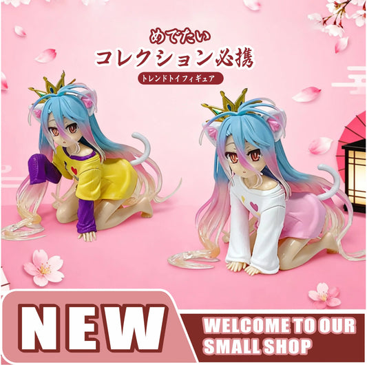 2026 New Style - Anime & Game Character Sister Outfit with Cat Ears, Sexy Collectible Model Toy, Cute Decoration, Fan Collection
