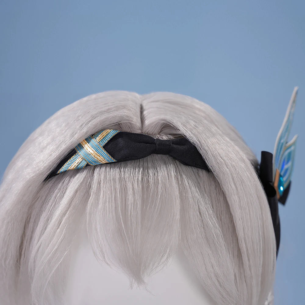 iCoser Honkai Star Rail Firefly Cosplay Costume Spring Missive Uniform Headwear Socks Halloween Party for Women Girls Cos Gifts