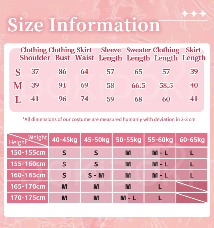 IN STOCK Kuriyama Mirai Cosplay Costume Anime Kyoukai no Kanata DokiDoki-SR Women Cute Uniform Dress Mirai Cosplay