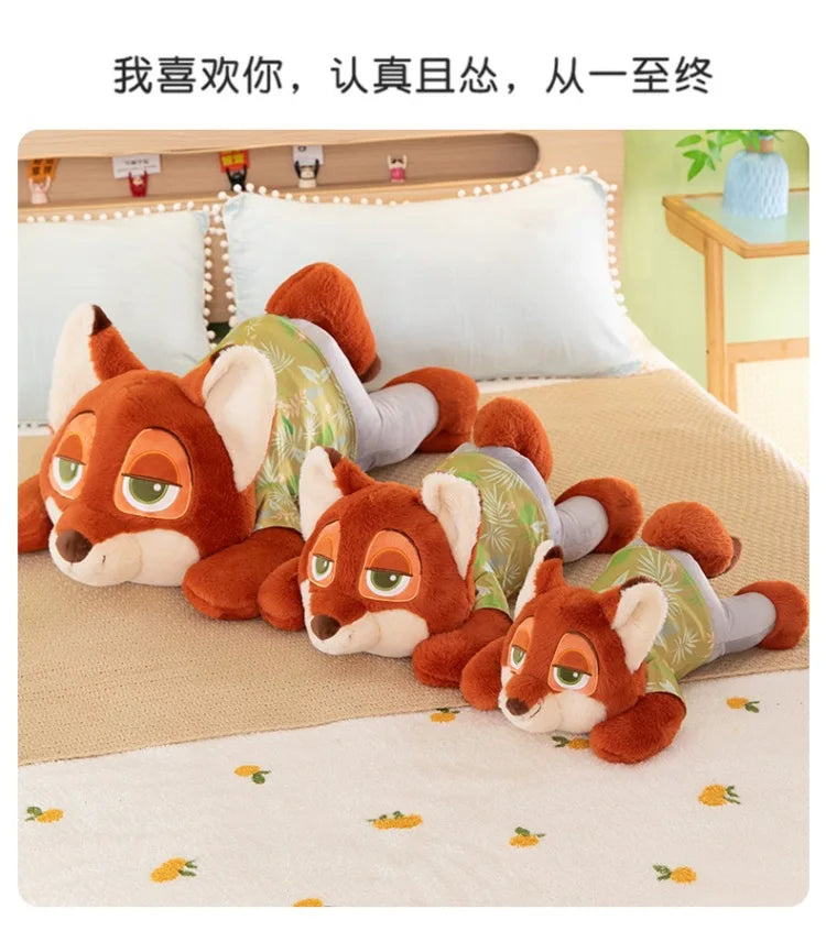 45/60/80cm Big Size Judy Hopps Nick Wilde Anime Plush Stuffed Doll Zootopia Kawaii Peluche Children's Kawaii Pillow Holiday Gift