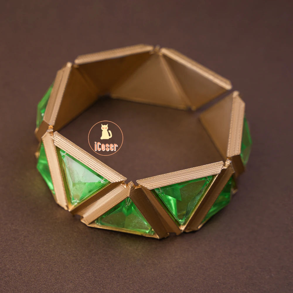 Genshin Impact Nefer Cosplay Costume Wig Dress Uniform Outfit Headwear Carnival Halloween Party for Women Girls Accessory iCoser