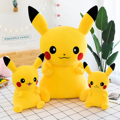 Pokemon Pikachu Plush Toys Anime Pokémon Large Plushie Dolls 40/100cm Cute Stuffed Pillow Pikachu Christmas Gifts for Childrens