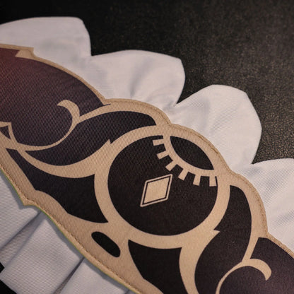 Genshin Impact Sandrone Cosplay Costume Wig Marionette Dress Uniform Headwear Eleven Fatui Harbingers Halloween Party for Women