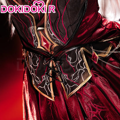 Abyss Lord Heroine Cosplay Costume Game Love and Deepspace【XS-2XL】DokiDoki-R Women Red Dress Halloween Qinche Sylus Plus Size