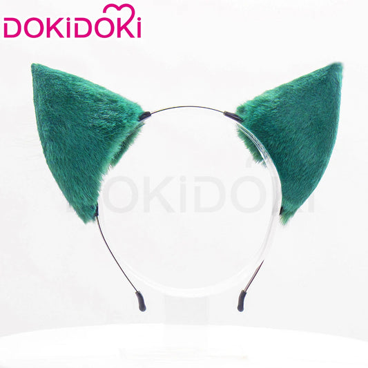 IN STOCK Maomao Tail Ears Cosplay Props Anime The Apothecary Diaries Cosplay DokiDoki Women Cute Green Cat Tail Maomao Cosplay