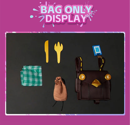 Neekoo Cosplay Costume Game Cosplay DokiDoki-R Neekoo Skin Super Fan Cosplay Women Cute Red Plush Costume Tail