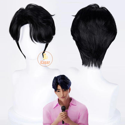 KPop Demon Hunters Saja Boys Cosplay Costume Jinu Saja Cosplay Black Robe Baby Abby Mystery Romance Outfit Halloween Women Men