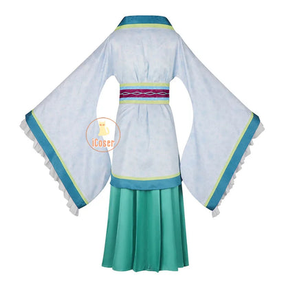 Anime The Apothecary Diaries Maomao Cosplay Costume La Clan Princess Dress Earrings Western Capital Banquet Halloween Women Girl